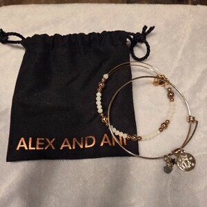 Alex and Ani Gemini Bracelet set